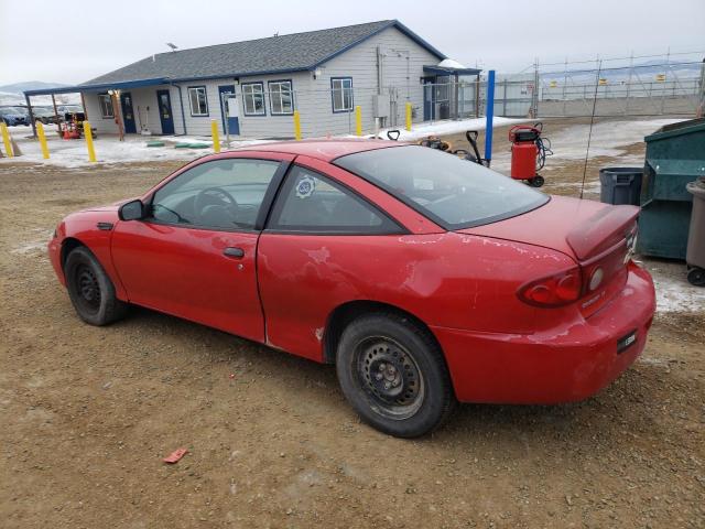 1G1JC12F337331257 - 2003 CHEVROLET CAVALIER RED photo 2