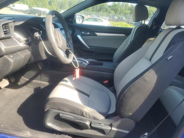 2HGFC3B38HH350091 - 2017 HONDA CIVIC EX BLUE photo 7
