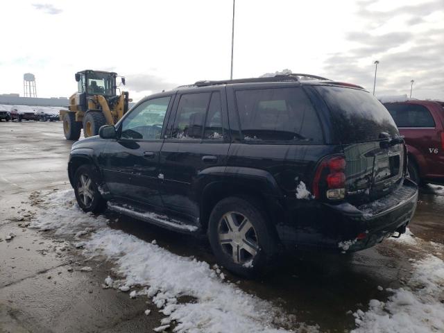 1GNDT13SX82183913 - 2008 CHEVROLET TRAILBLAZE LS BLACK photo 2