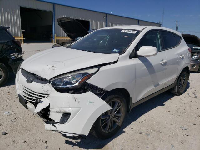 KM8JT3AF4FU025206 - 2015 HYUNDAI TUCSON GLS WHITE photo 1