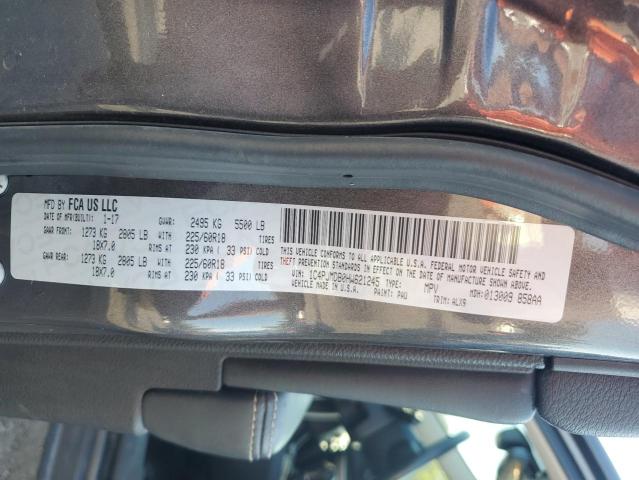 1C4PJMDB0HW621245 - 2017 JEEP CHEROKEE LIMITED Boz foto 14