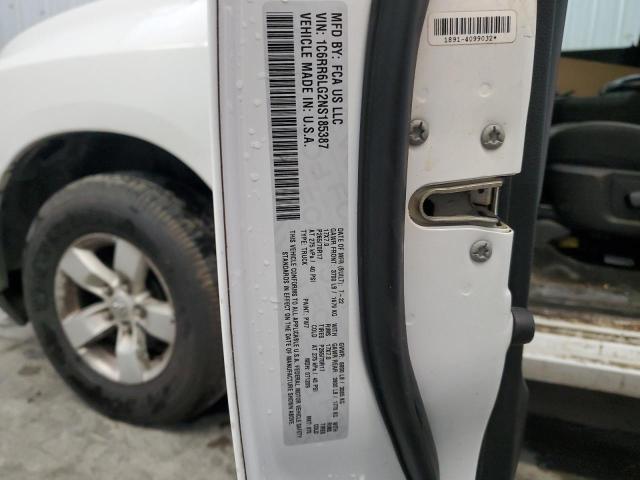 1C6RR6LG2NS185387 - 2022 RAM 1500 CLASS SLT Ақ фото 12