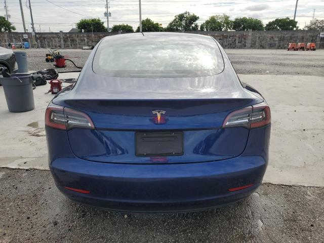 5YJ3E1EA8NF372250 - 2022 TESLA MODEL 3 Mavi foto 6
