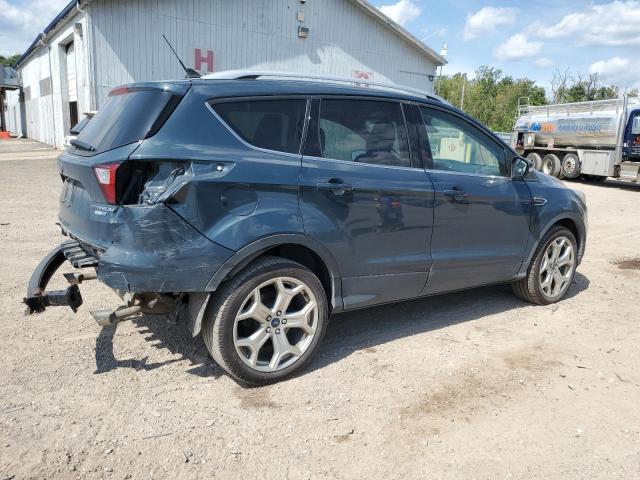1FMCU9J98KUA81260 - 2019 FORD ESCAPE TITANIUM Turkuaz fotoğraf 3