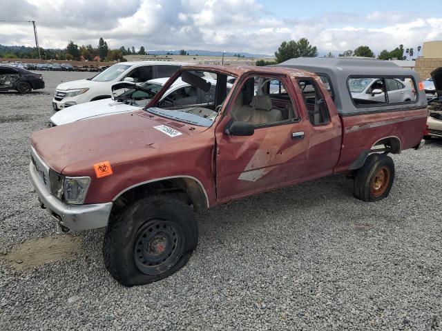 JT4VN13D4K0012697 - 1989 TOYOTA PICKUP 1/2 TON EXTRA LONG WHEELBASE DLX BURGUNDY photo 1