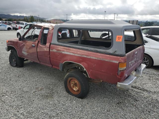 JT4VN13D4K0012697 - 1989 TOYOTA PICKUP 1/2 TON EXTRA LONG WHEELBASE DLX BURGUNDY photo 2