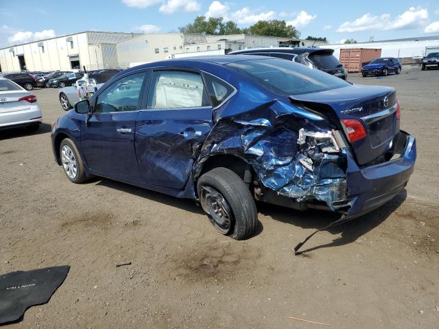 3N1AB7AP7KY433488 - 2019 NISSAN SENTRA S BLUE photo 2