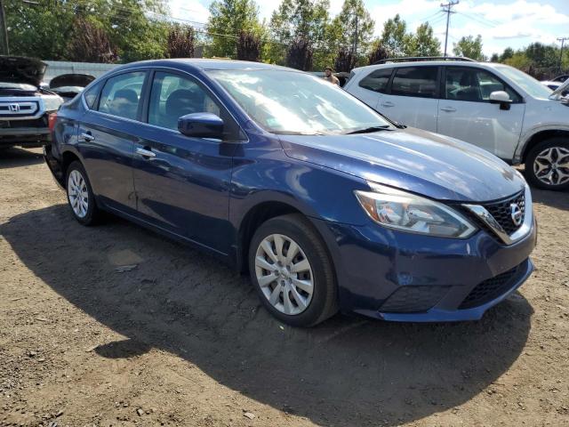 3N1AB7AP7KY433488 - 2019 NISSAN SENTRA S BLUE photo 4