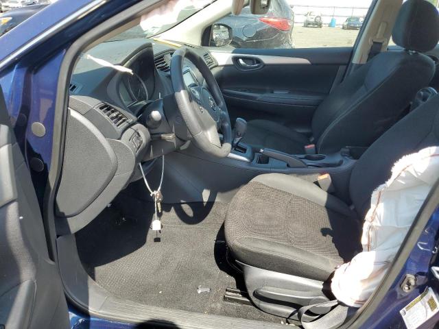 3N1AB7AP7KY433488 - 2019 NISSAN SENTRA S BLUE photo 7