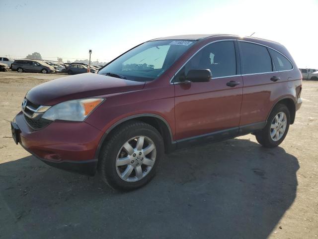 JHLRE4H41BC011035 - 2011 HONDA CR-V SE BURGUNDY photo 1