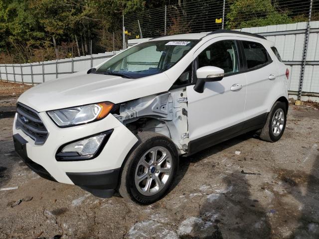 MAJ3P1TE2JC172672 - 2018 FORD ECOSPORT SE WHITE photo 1