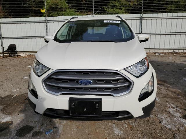 MAJ3P1TE2JC172672 - 2018 FORD ECOSPORT SE WHITE photo 5