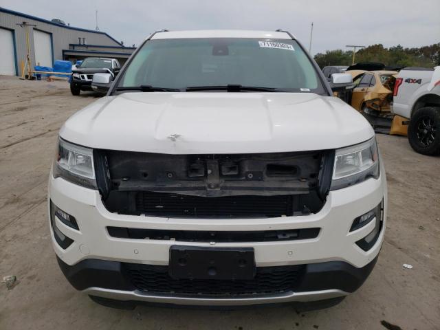 1FM5K8HT2GGD07762 - 2016 FORD EXPLORER PLATINUM WHITE photo 5