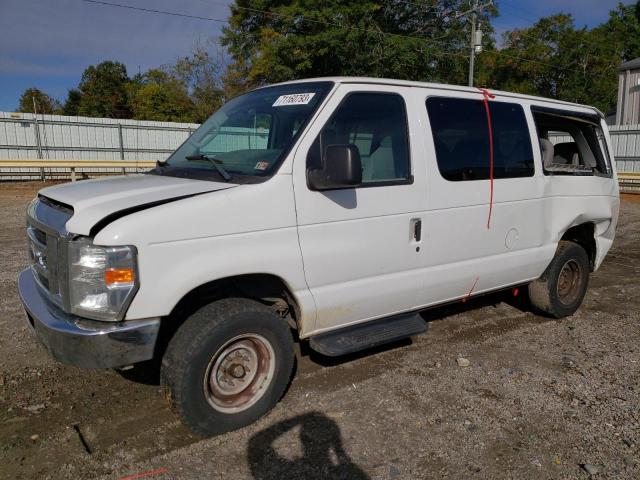 1FDNE1BW8DDA85789 - 2013 FORD ECONOLINE E150 WAGON WHITE photo 1