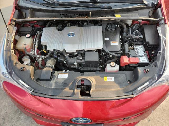 JTDKARFU2G3526871 - 2016 TOYOTA PRIUS 栗色 照片 11