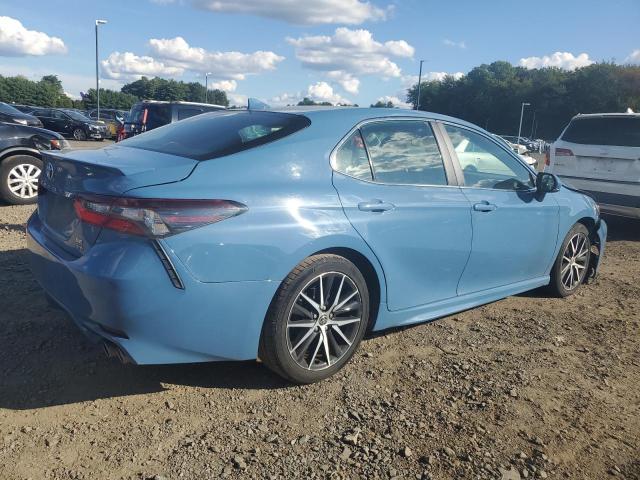 4T1T11BK9PU077933 - 2023 TOYOTA CAMRY SE NIGHT SHADE BLUE photo 3