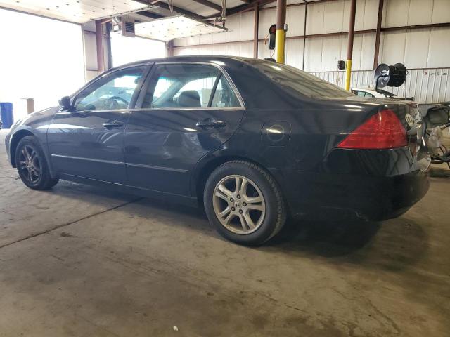 1HGCM56837A193603 - 2007 HONDA ACCORD EX BLACK photo 2