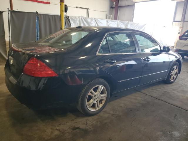 1HGCM56837A193603 - 2007 HONDA ACCORD EX BLACK photo 3