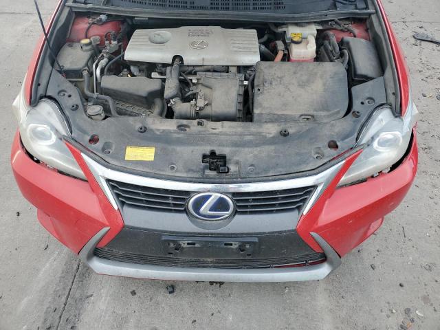 JTHKD5BH3E2178928 - 2014 LEXUS CT 200 RED photo 11