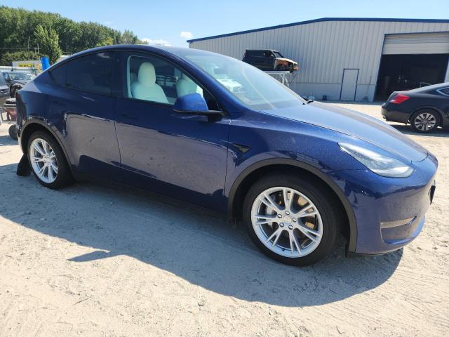 5YJYGDEE3MF122918 - 2021 TESLA MODEL Y 蓝色 照片 4