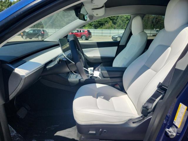 5YJYGDEE3MF122918 - 2021 TESLA MODEL Y 蓝色 照片 7