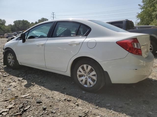 19XFB2F59CE109653 - 2012 HONDA CIVIC LX WHITE photo 2