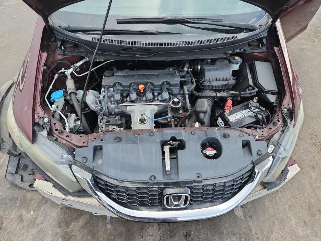 19XFB2F80FE033741 - 2015 HONDA CIVIC EX BURGUNDY photo 11