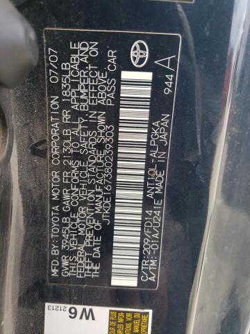 JTKDE167380239303 - 2008 TOYOTA SCION TC 黑色 照片 12