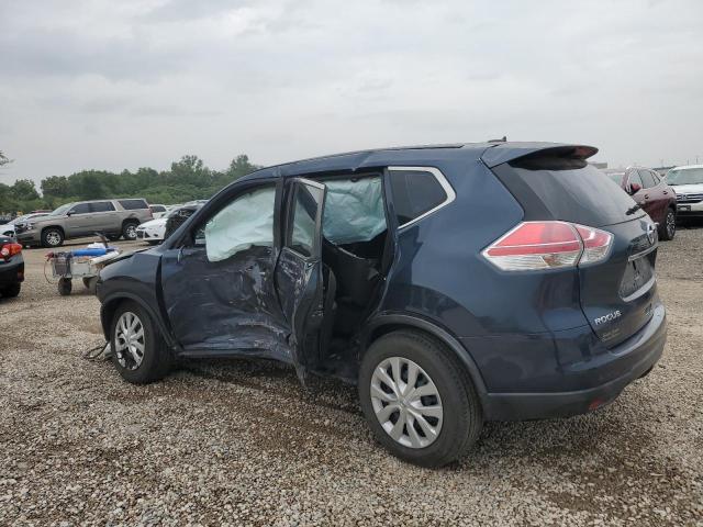 KNMAT2MV6GP641748 - 2016 NISSAN ROGUE S BLUE photo 2