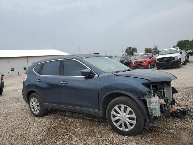 KNMAT2MV6GP641748 - 2016 NISSAN ROGUE S BLUE photo 4