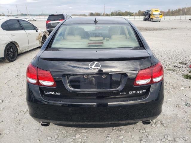 JTHCE96S680014572 - 2008 LEXUS GS 350 BLACK photo 6