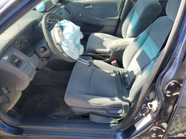 1HGCF86652A019552 - 2002 HONDA ACCORD VALUE BLUE photo 7