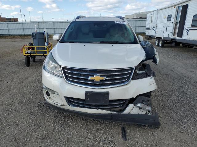 1GNKVJKD4EJ282751 - 2014 CHEVROLET TRAVERSE LTZ WHITE photo 5