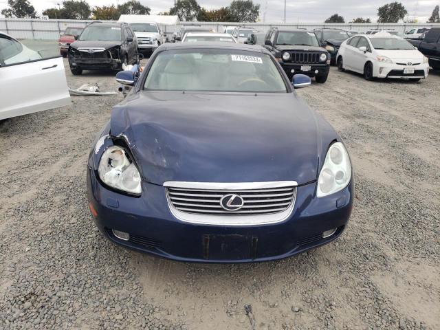 JTHFN48Y320010181 - 2002 LEXUS SC 430 BLUE photo 5