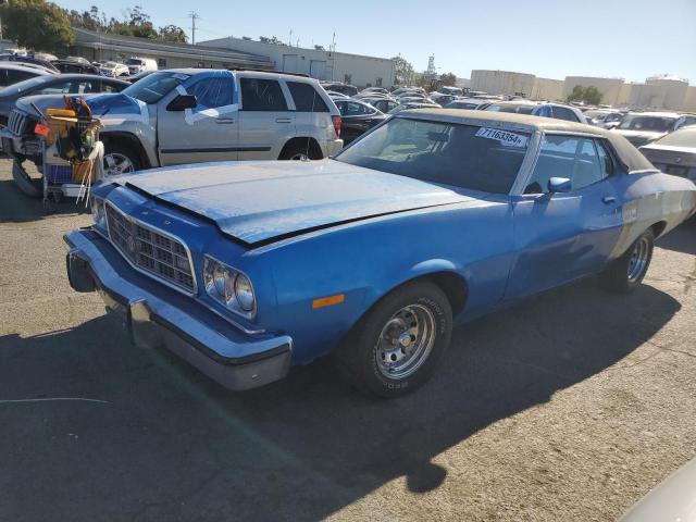 3A38H154831 - 1973 FORD TORINO GT BLUE photo 1