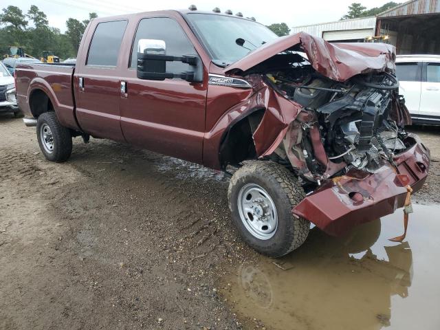 1FT7W2BT8FEB30300 - 2015 FORD F250 SUPER DUTY BURGUNDY photo 4