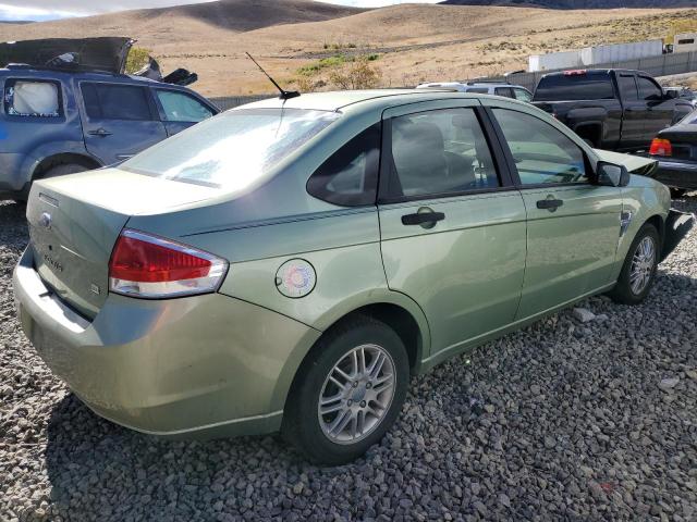 1FAHP35N68W182726 - 2008 FORD FOCUS SE GREEN photo 3