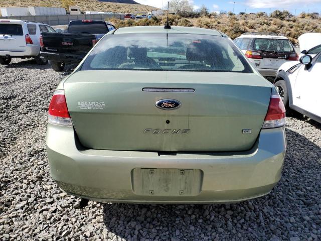 1FAHP35N68W182726 - 2008 FORD FOCUS SE GREEN photo 6