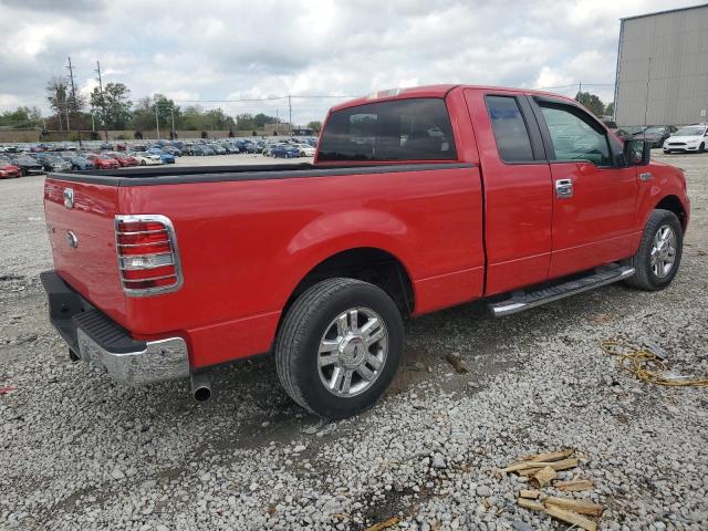 1FTRX12W48FB92011 - 2008 FORD F150 RED photo 3