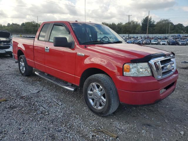 1FTRX12W48FB92011 - 2008 FORD F150 RED photo 4