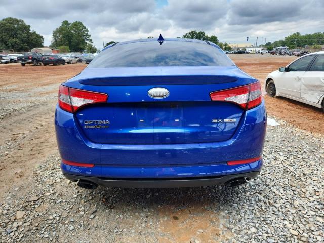 5XXGR4A62DG105383 - 2013 KIA OPTIMA SX BLUE photo 6