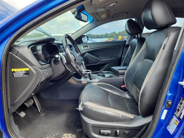 5XXGR4A62DG105383 - 2013 KIA OPTIMA SX BLUE photo 7