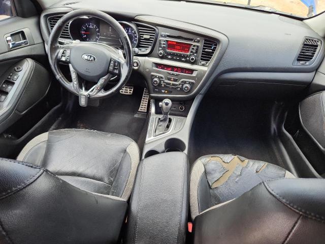 5XXGR4A62DG105383 - 2013 KIA OPTIMA SX BLUE photo 8