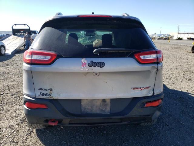 1C4PJMBB0HW515140 - 2017 JEEP CHEROKEE TRAILHAWK GRAY photo 6