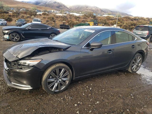 JM1GL1WY3K1506542 - 2019 MAZDA 6 GRAND TOURING RESERVE GRAY photo 1