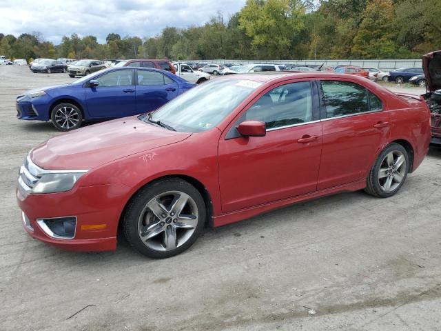 3FAHP0KC8AR111490 - 2010 FORD FUSION SPORT RED photo 1