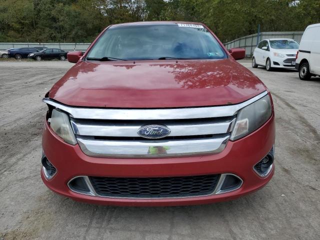 3FAHP0KC8AR111490 - 2010 FORD FUSION SPORT RED photo 5