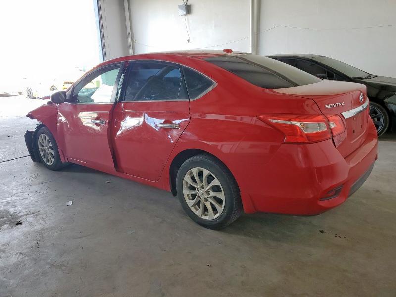 3N1AB7AP8KL606996 - 2019 NISSAN SENTRA S 红色 照片 2