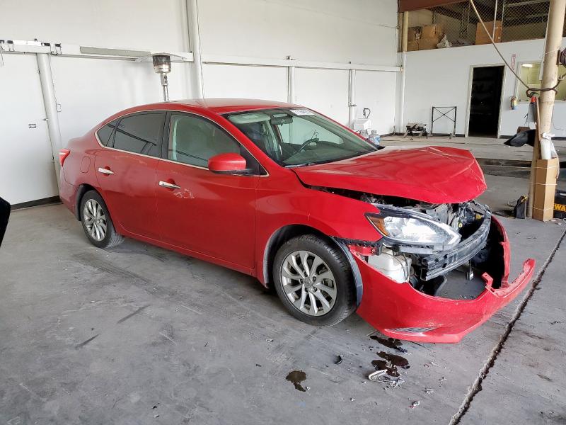 3N1AB7AP8KL606996 - 2019 NISSAN SENTRA S 红色 照片 4