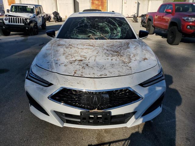 19UUB5F40MA006983 - 2021 ACURA TLX TECHNOLOGY WHITE photo 5